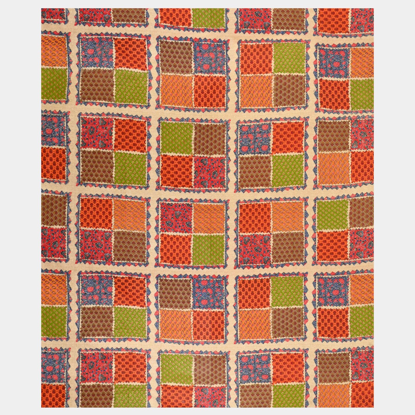 Rajasthani Traditionally Printed Cotton Doublebed Bedsheet With Pack of 2 Pillow Covers - Image 5