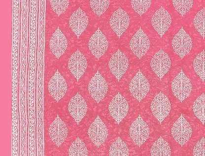 Rajasthani Traditionally Printed Cotton Doublebed Bedsheet With Pack of 2 Pillow Covers - Image 4