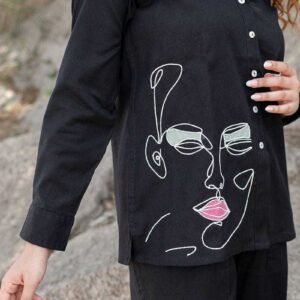 Women's Cotton Embroidery Co-Ord Set | Casual Wear Pant Top Set | Fancy Co-Ord Set